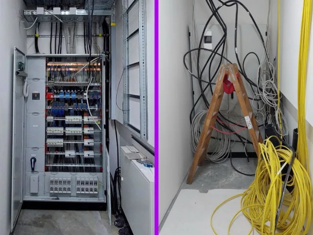 Elektroinštalácie pred a po – fotka 2