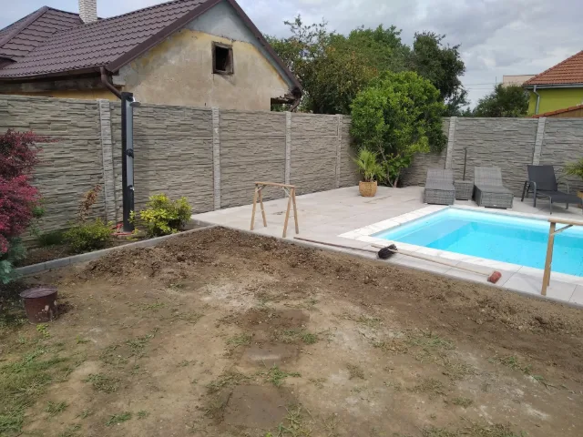 Dlažba na terče okolo bazéna – fotka 3