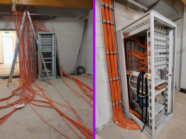 Elektroinštalácie pred a po
