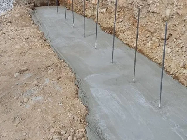 Stavba oporného múru – fotka 3