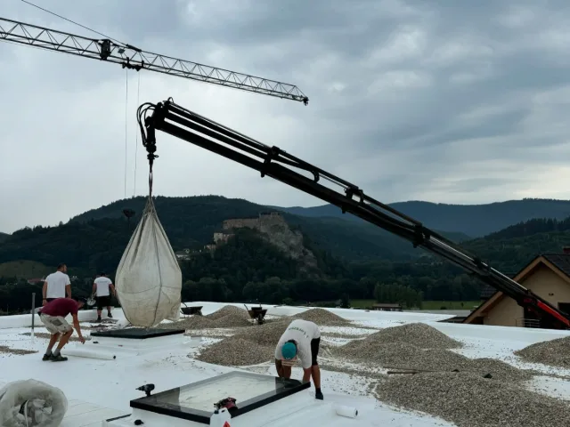 Hydroizolácia s štrkovým zásypom – fotka 4